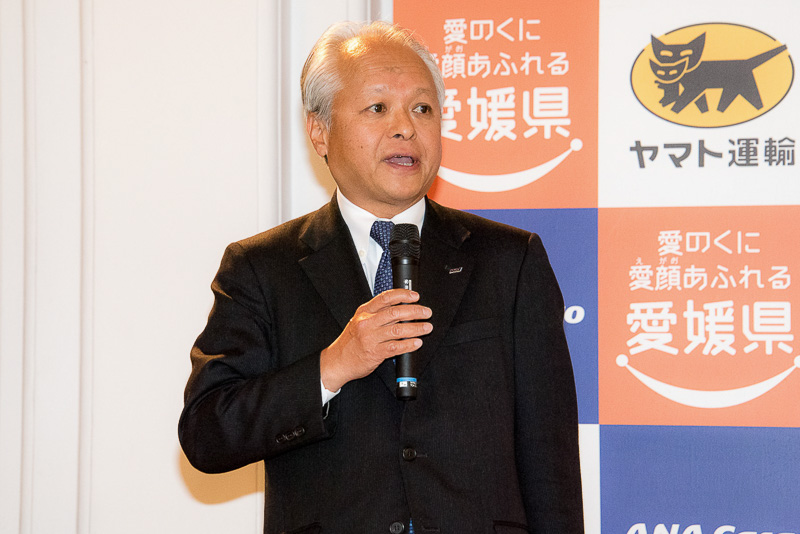 ANA Carg o代表取締役社長 岡田晃氏