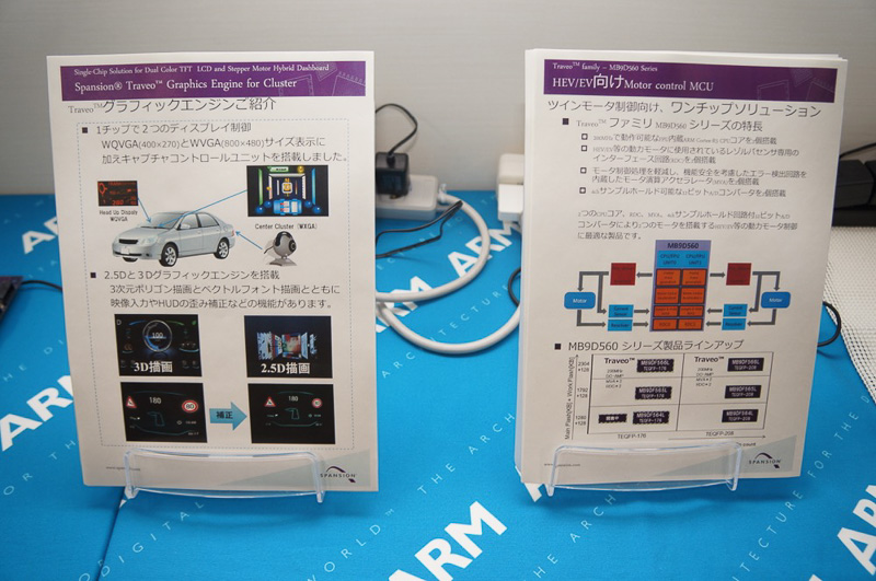 ARM搭載のTraveoファミリーを使ったデモ