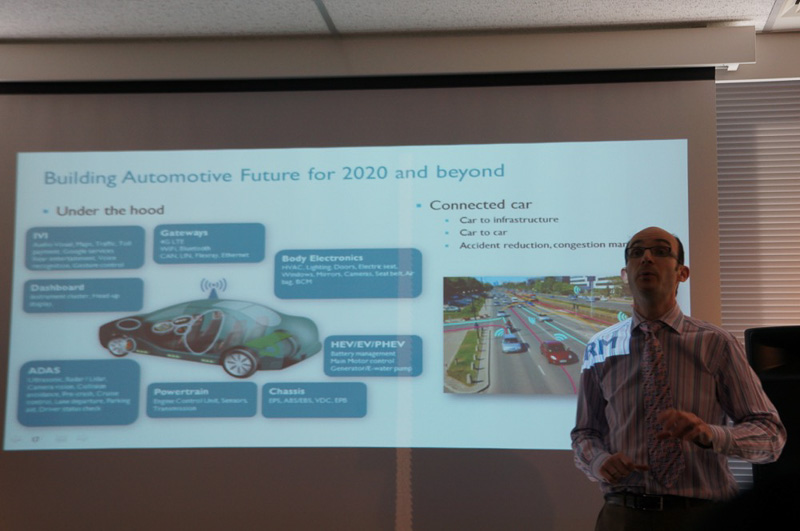 英ARMエンベデッド担当副社長のリチャード・ヨーク氏のプレゼンテーションスライド