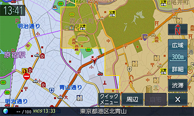 気象・災害情報のエリア表示等が可能