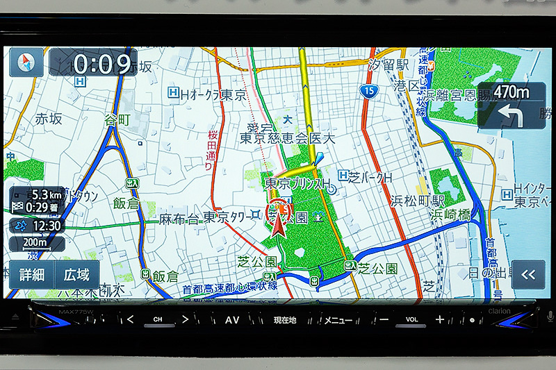 DRGSにより案内ルートが変わったイメージ