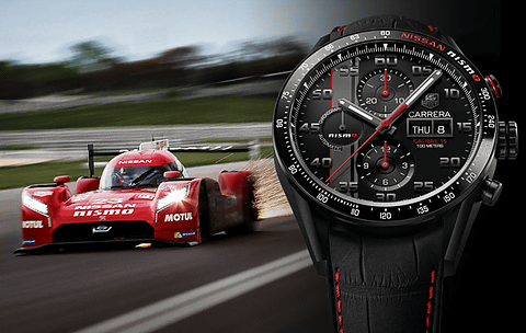 タグ・ホイヤー、日産 GT-R LM NISMOをイメージした「カレラ NISSAN