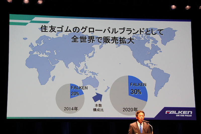 2014年の本数構成比が20％だったところ、2020年までに30％に引き上げる目標が掲げられた