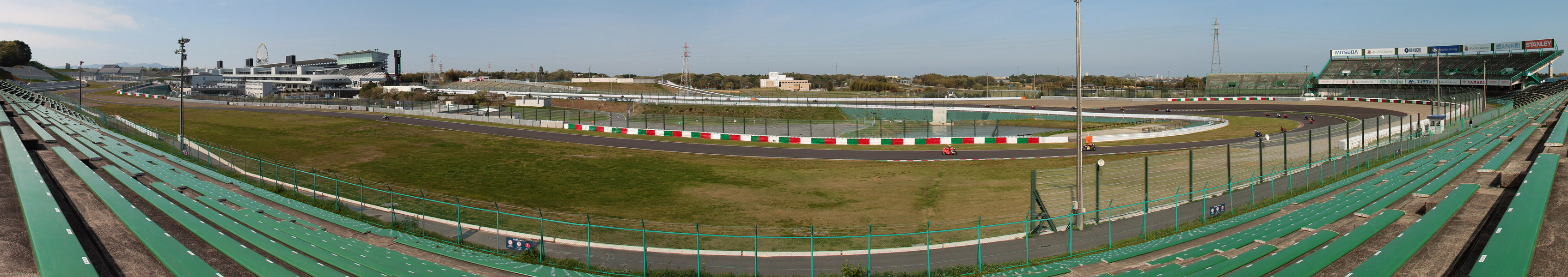 応援席のパノラマ写真