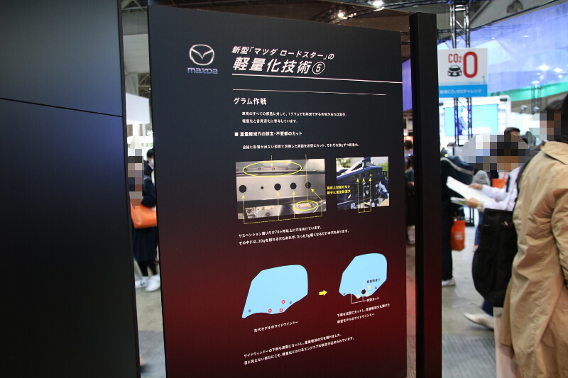 軽量化を実現した「グラム作戦」