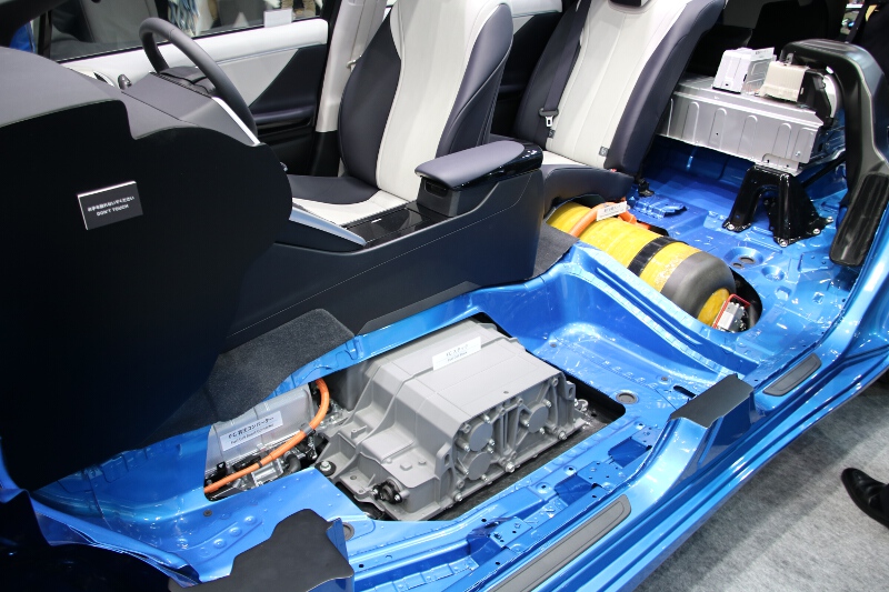 ミライのカットモデルを展示