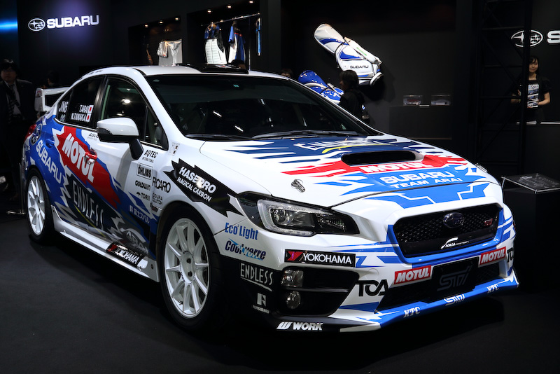 WRX STI全日本ラリー参戦予定車（新井敏弘選手モデル）