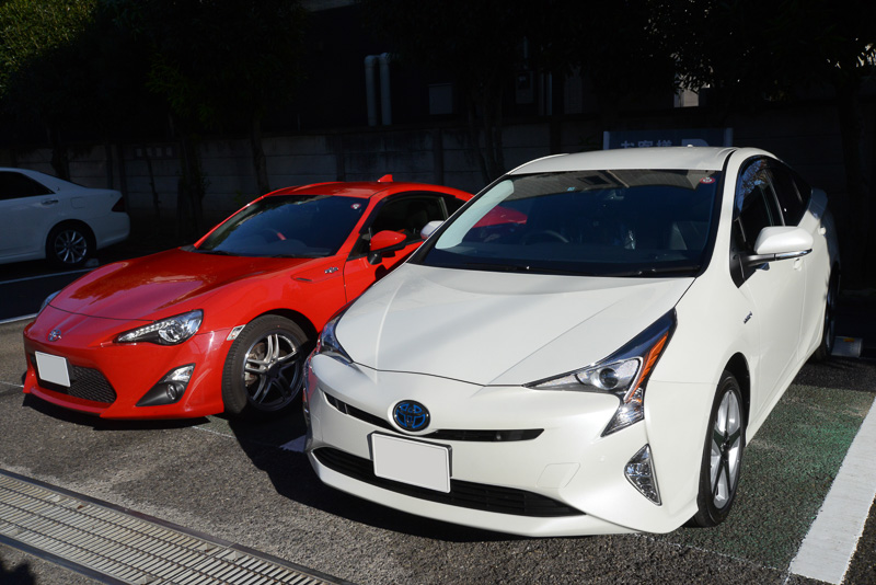 無事納車された新しい「私の」プリウス