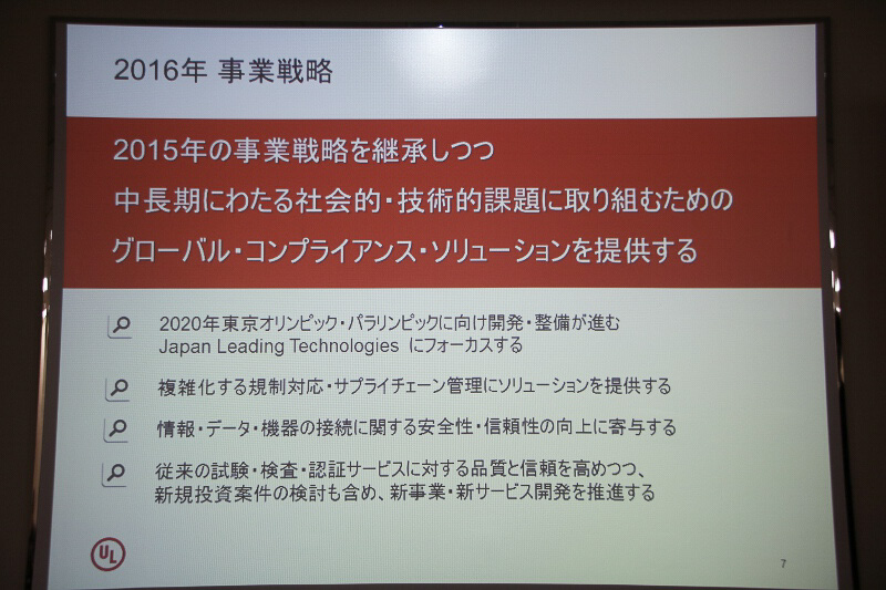 2016年の事業戦略