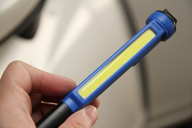 面発光タイプのLEDを採用。スポットで明るいLEDライトはありますが、広範囲を明るくできるライトは貴重な存在だと思います