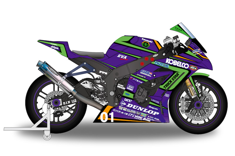 2016年度参戦マシン エヴァRT初号機TRICK STAR