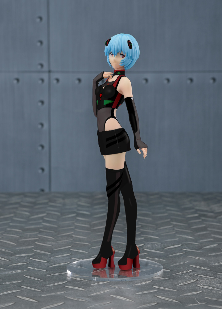 「エヴァレーシング フィギュア 綾波レイ（ブラックVer.）」