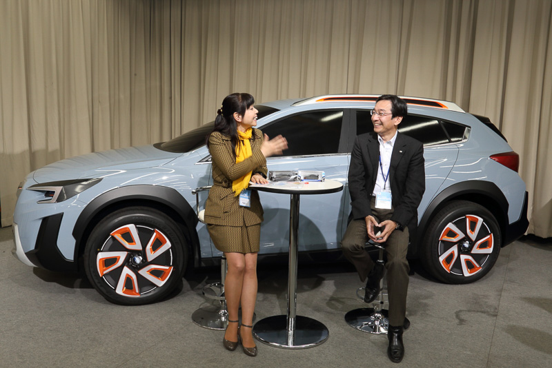 開発陣とユーザーとの交流「スバルDNAセミナー」は自動車評論家も交え行なわれた。Car Watchでも執筆中の西村直人氏も参加