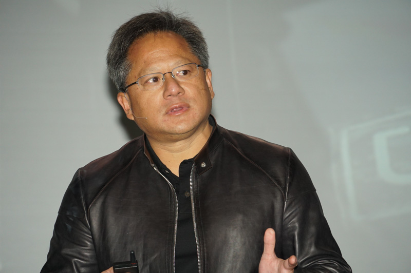 2016年CES NVIDIA記者会見でのフアン氏