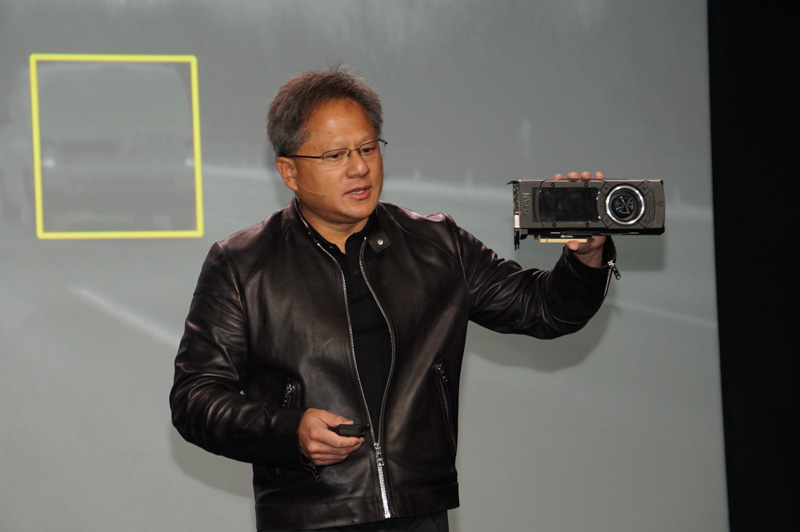 2016年CES NVIDIA記者会見でのフアン氏