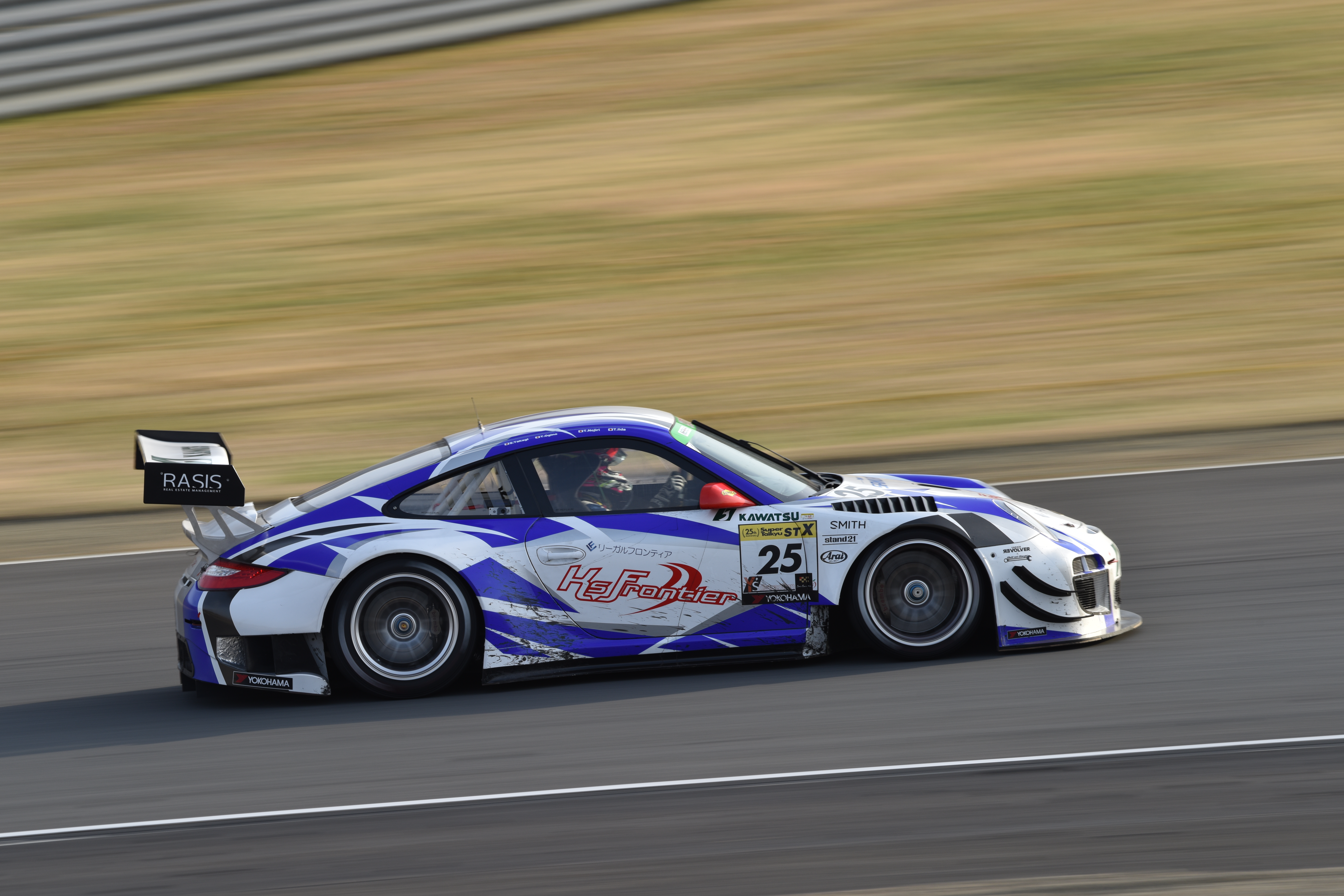 SPORTモードのVR（手ぶれ補正）。効果は十分認められる（スーパー耐久第1戦/ツインリンクもてぎ）