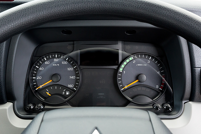 ワイドキャブのインテリア