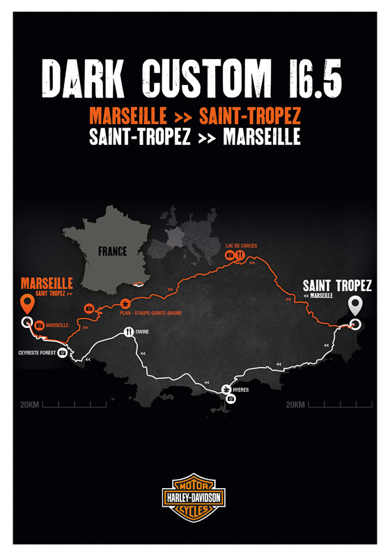 試乗会のルート