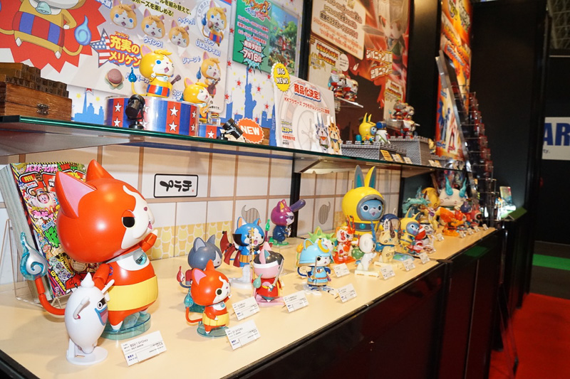 妖怪ウォッチ関連の展示