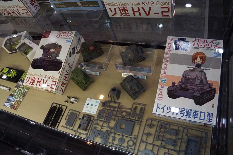 「ガールズ＆パンツァー」に登場する戦車のプラモデル