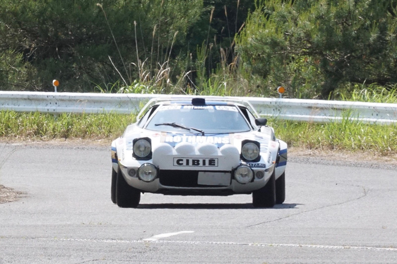 村道を封鎖したスペシャルステージ