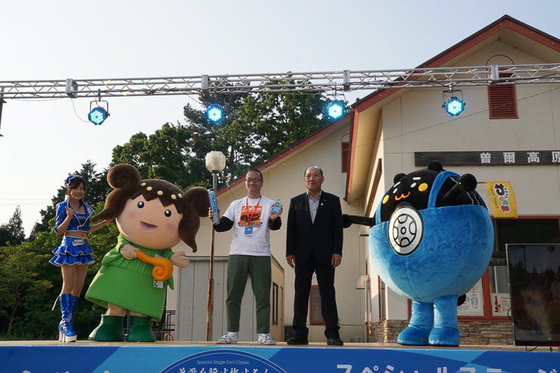 クラス別の表彰式の様子