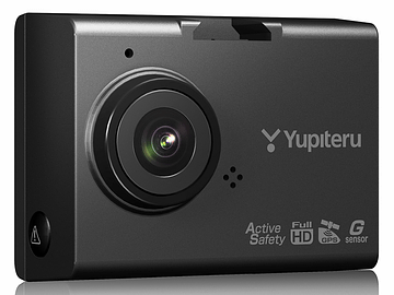 ユピテル、ブラケット一体型でスマートに取付可能なドラレコ