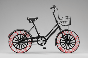 マルキン自転車90年の歴史を象徴する「ニューマルキン号」100台