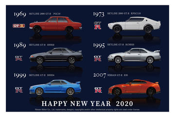 郵便局で「GT-R・FAIRLADY Z 50周年記念グッズコレクション