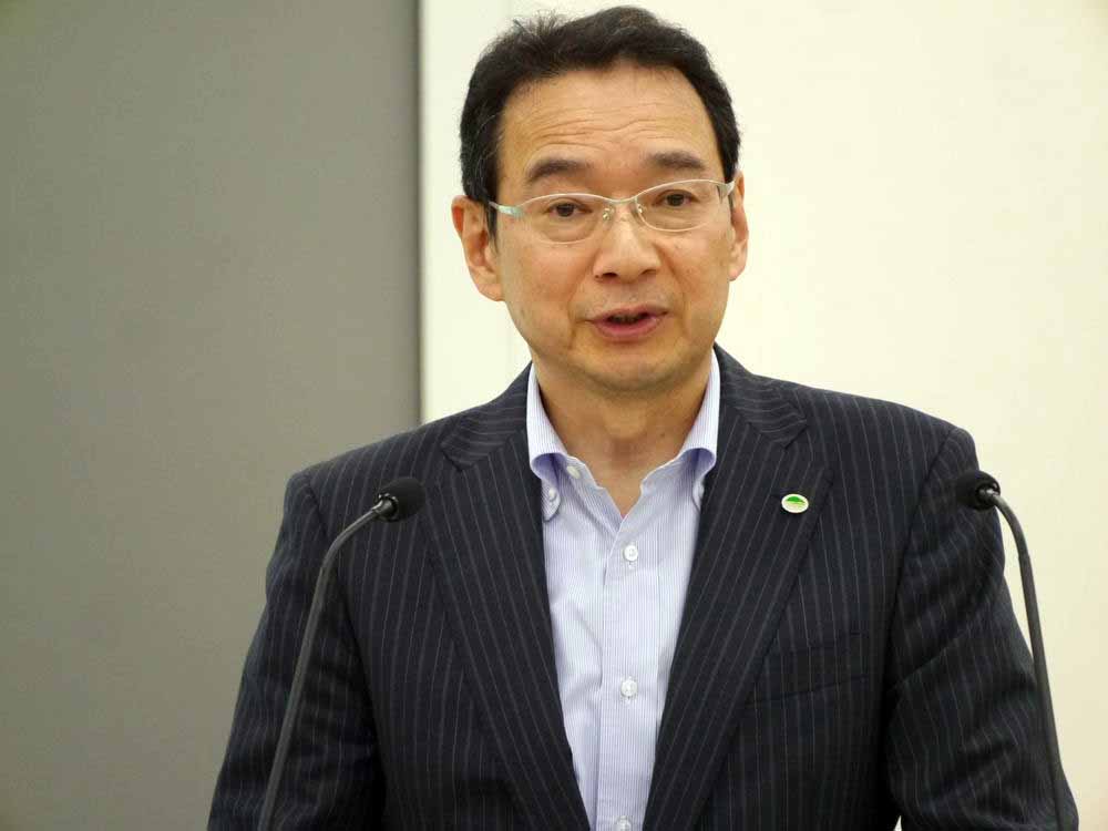 日立 執行役常務 金融ビジネスユニットCEOの山本二雄氏