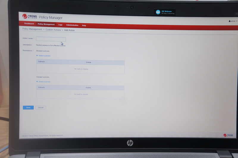アクションの追加