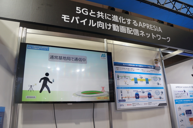 Apresiaとドコモ、NHKによる、5Gモバイル向け動画配信ネットワーク