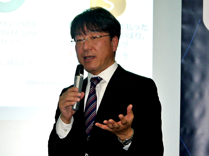 日本IBM セキュリティー事業 X-Force IRIS担当部長の徳田敏文氏