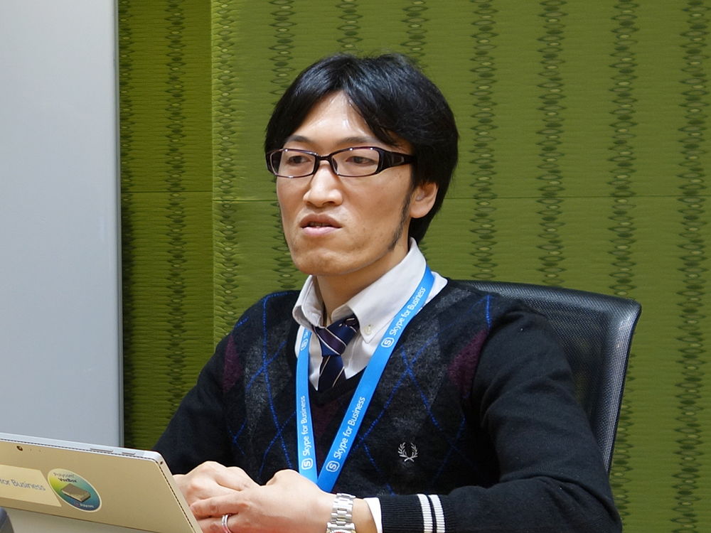 日本マイクロソフト株式会社の黄瀬隆律氏（Officeビジネス本部 シニアビジネスデベロップメントマネージャー）