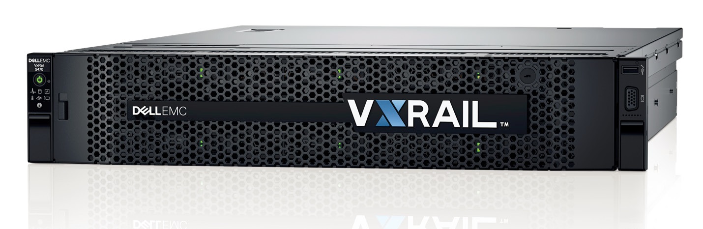 写真2：Dell EMCのHCI製品「Dell EMC VxRail」（左側）と「Dell EMC XC シリーズ」（出典：デル）