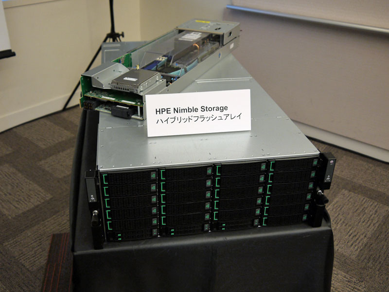 「HPE Nimble Storage」ハイブリッドフラッシュアレイ