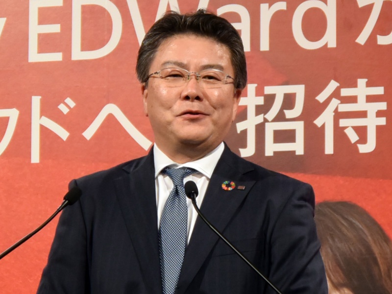 リコージャパンの代表取締役 社長執行役員 坂主智弘氏