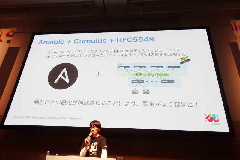 Clos NetworkをAnsible＋Cumulus＋RFC5549で自動化