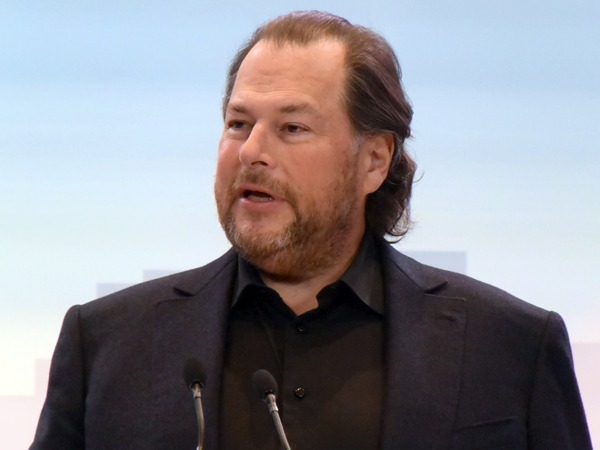 米Salesforce.com 会長兼共同CEOのマーク・ベニオフ氏