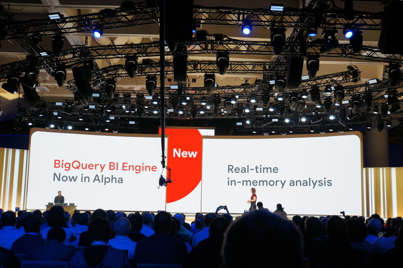 「BigQuery BI Engine」発表