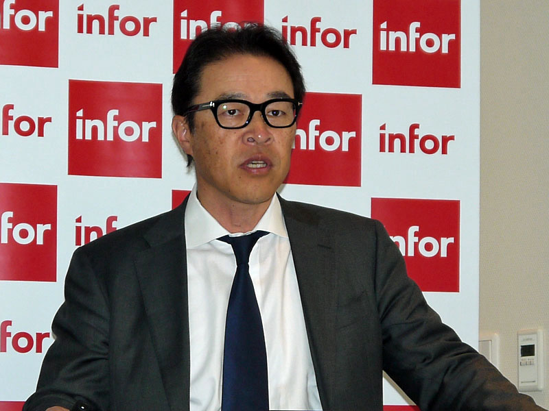 インフォアジャパン 副社長執行役員 営業本部長の三浦信哉氏