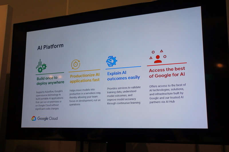 AI Platformの特徴（プレス説明会より）