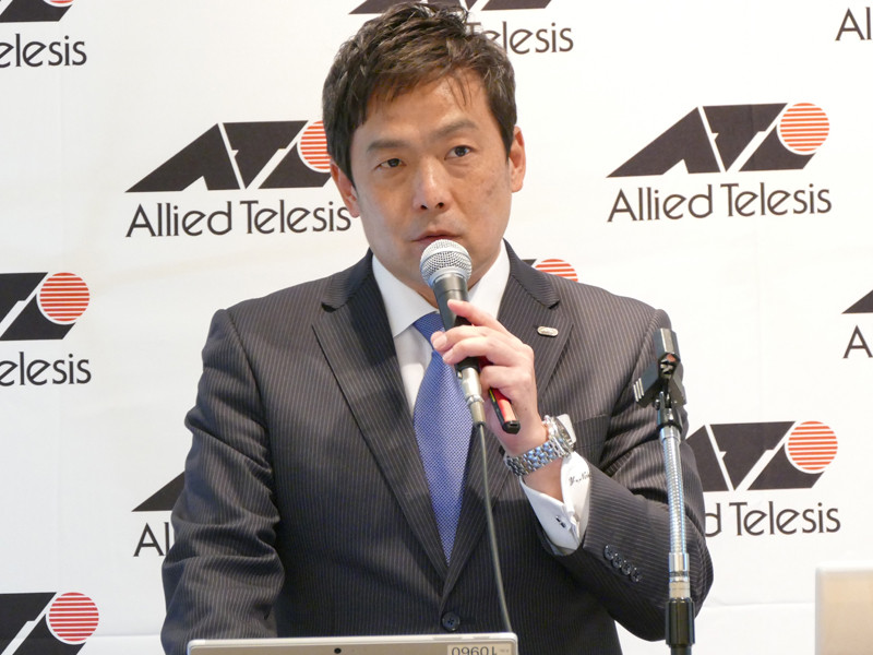 アライドテレシス 上級執行役員 サイバーセキュリティDevops本部 本部長の中島豊氏