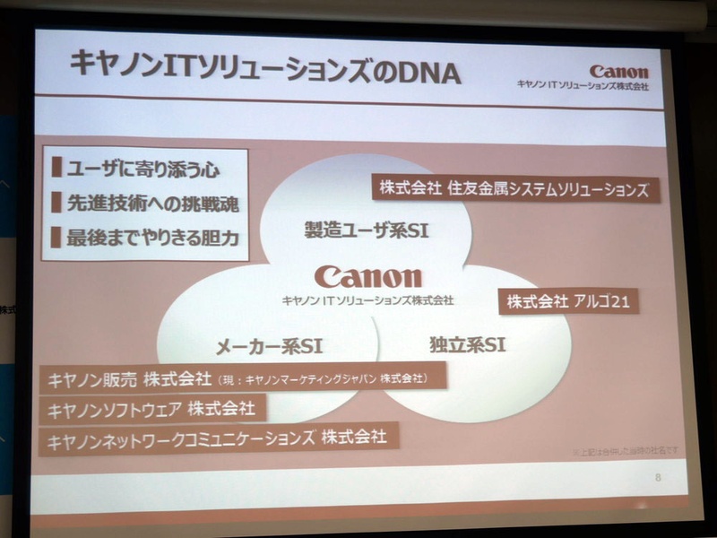 キヤノンITSのDNA