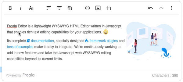 Froala WYSIWYG HTML Editor