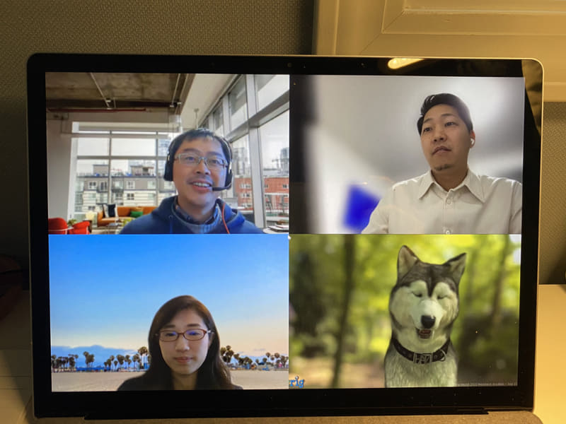 Teamsで行われたCoffee Break