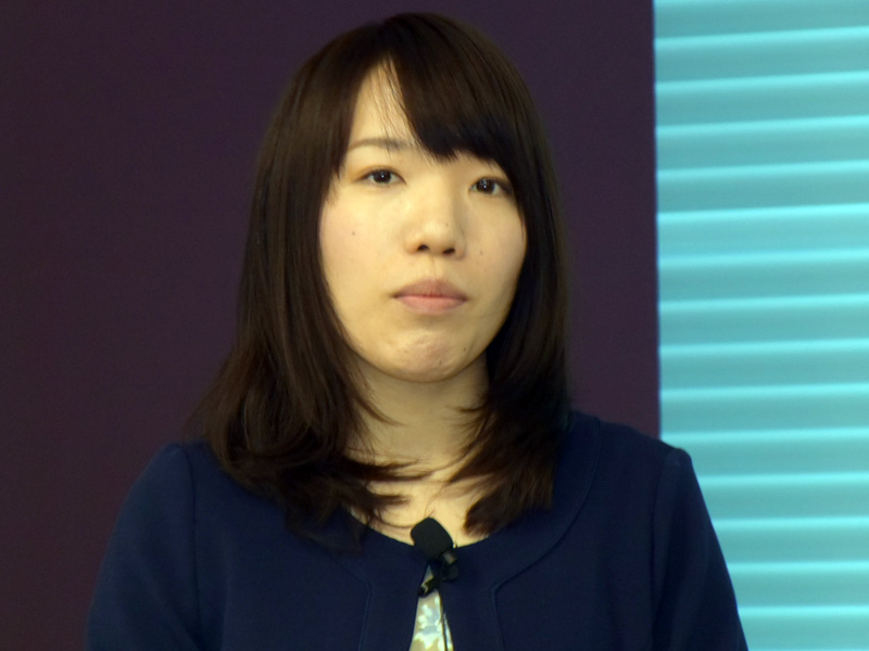 セールスフォース・ドットコム マーケティング本部プロダクトマーケティングマネージャー 秋津望歩氏（過去の記者会見より）