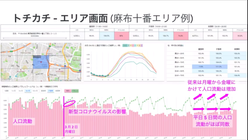 トチカチによる分析
