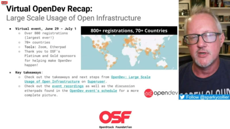 6月29日から7月1日にバーチャルで開催されたOpenDev