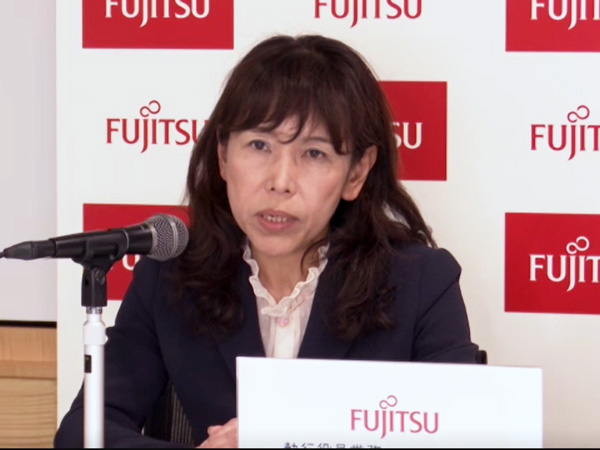 富士通 執行役員常務 5G Vertical Service室担当の島津めぐみ氏